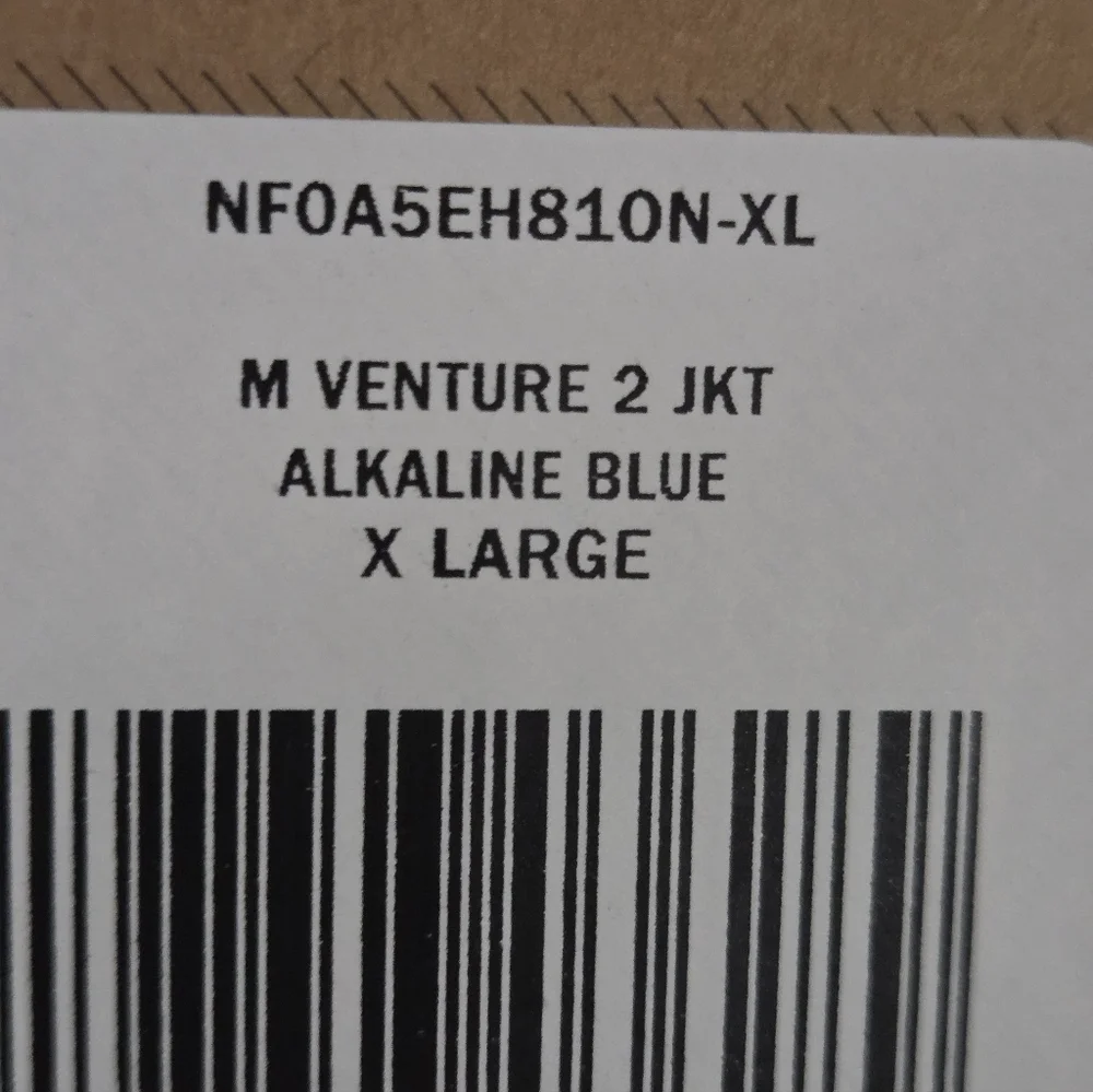 The North Face Men's Teal and Black Venture 2 Jacket - Picture 5 of 5